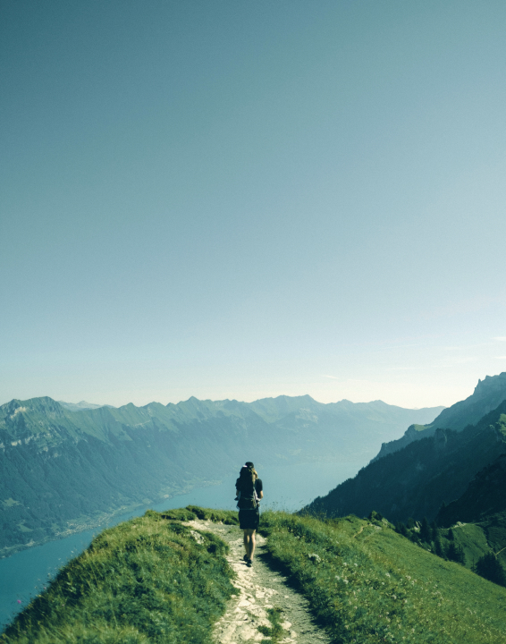 Guy on the mountain